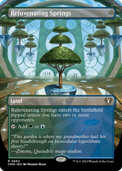 Rejuvenating Springs (662) - BORDERLESS - Foil Lightly Played / cmm