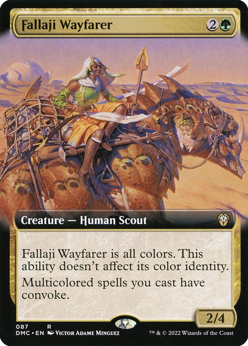 Fallaji Wayfarer (87) - EXTENDED ART - Lightly Played / dmu