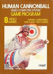 Human Cannonball [Text Label] - Atari 2600 - Used w/ Box & Manual