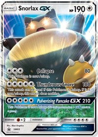 Snorlax GX - SM05 - Damaged / SMP