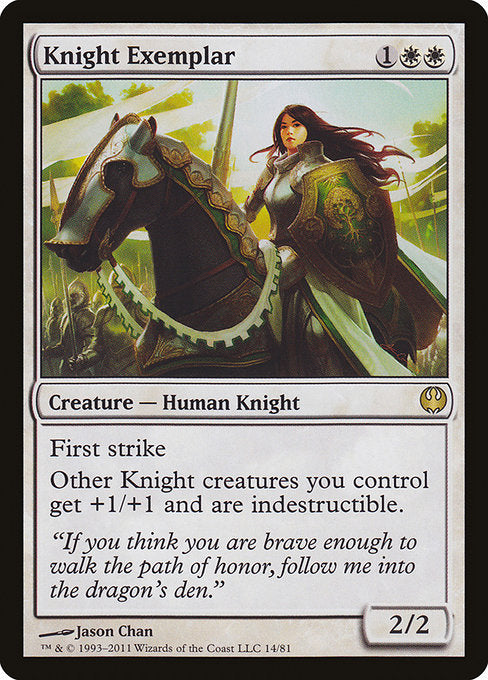 Knight Exemplar (14) - Heavily Played / ddg