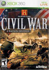 History Channel Civil War A Nation Divided - Xbox 360 - Used w/ Box & Manual