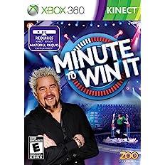 Minute to Win It - Xbox 360 - Used w/ Box & Manual