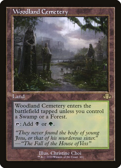 Woodland Cemetery (401) - Lightly Played / dmr