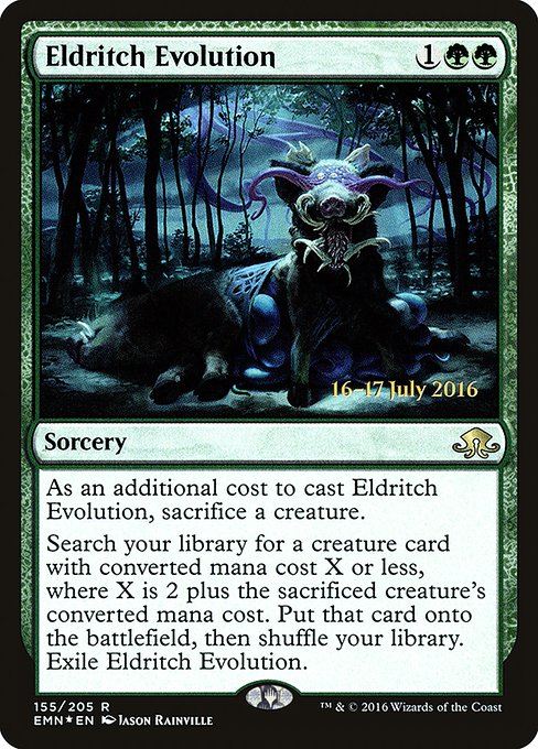 Eldritch Evolution (155s) - Foil Moderately Played / emn