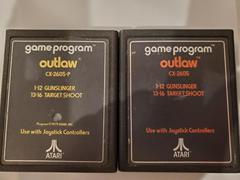 Outlaw [Text Label] - Atari 2600 - Used w/ Box & Manual