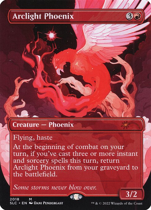 Arclight Phoenix (2018) - BORDERLESS - FULL ART - Foil Lightly Played / sld