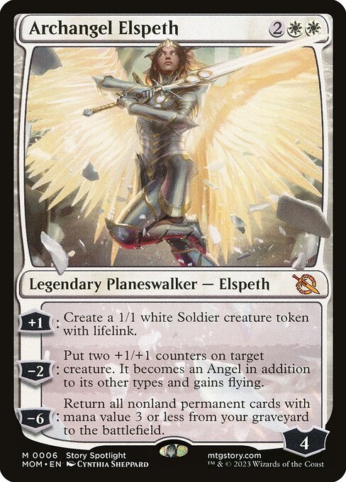 Archangel Elspeth (6) - Moderately Played / mom