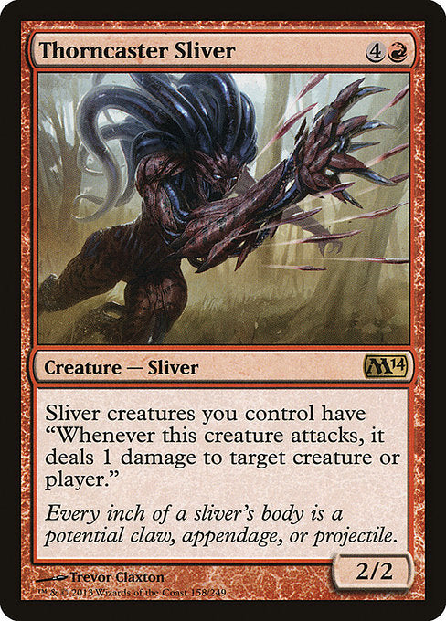Thorncaster Sliver (158) - Moderately Played / m14