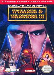 Wizards and Warriors III Kuros Visions of Power - NES - Used w/ Box & Manual