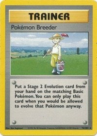 Pokemon Breeder - Lightly Played / BS