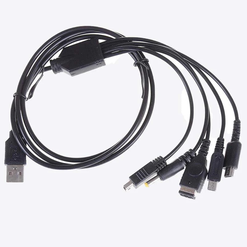 5-in-1 Charging Cable for Handheld Consoles