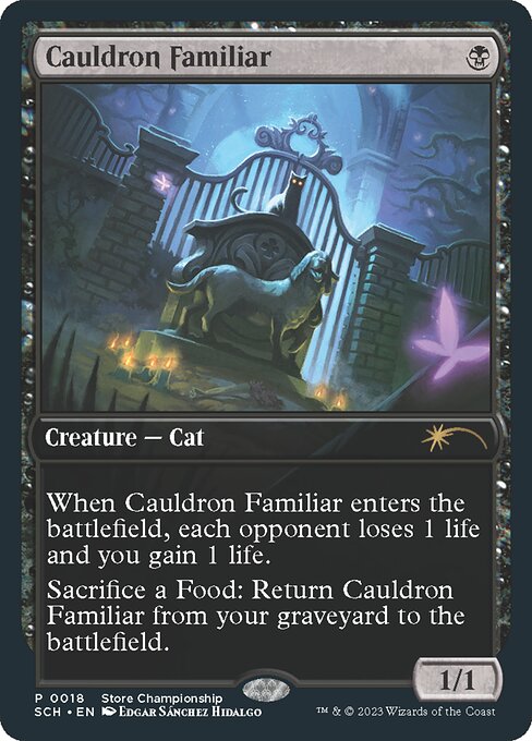 Cauldron Familiar (18) - Lightly Played / sch