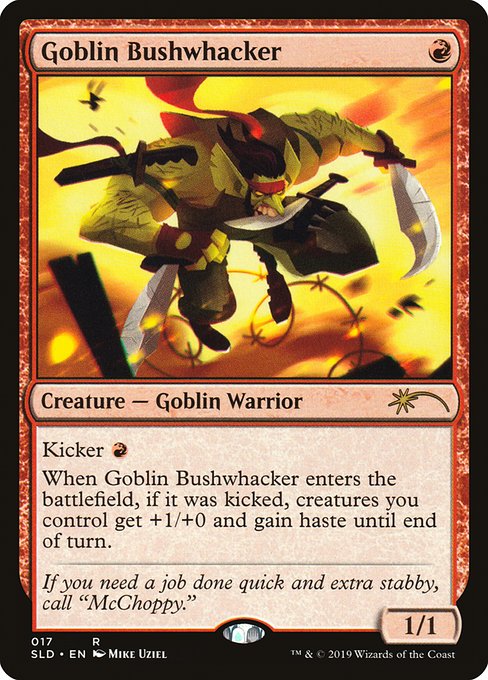 Goblin Bushwhacker (17) - Lightly Played / sld