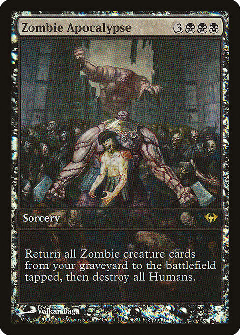 Zombie Apocalypse (80) - FULL ART - Foil Damaged / dka