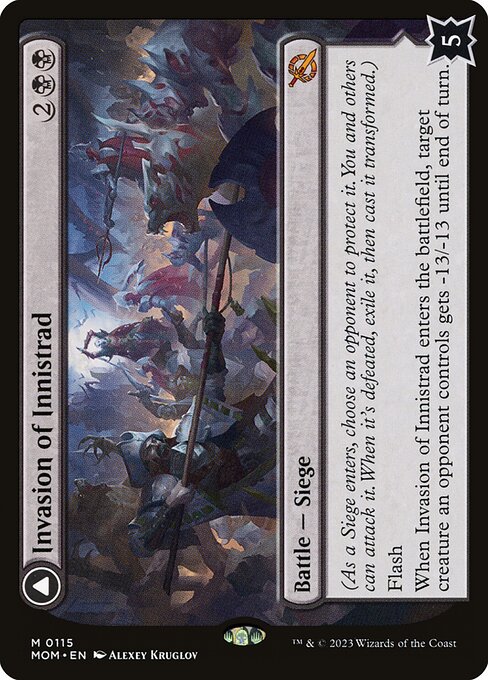 Invasion of Innistrad // Deluge of the Dead (115) - Foil Damaged / mom