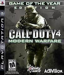 Call of Duty 4 Modern Warfare [Game of the Year] - Playstation 3 - Used w/ Box & Manual