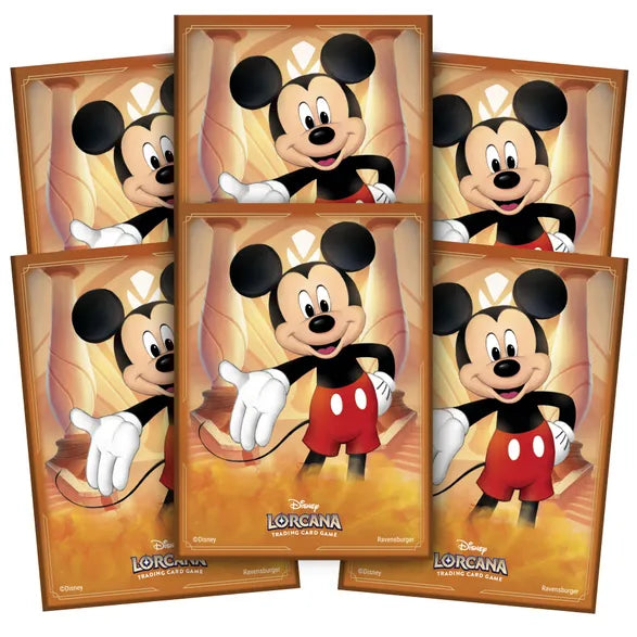 Disney Lorcana Card Sleeves - Mickey Mouse (65-Pack)