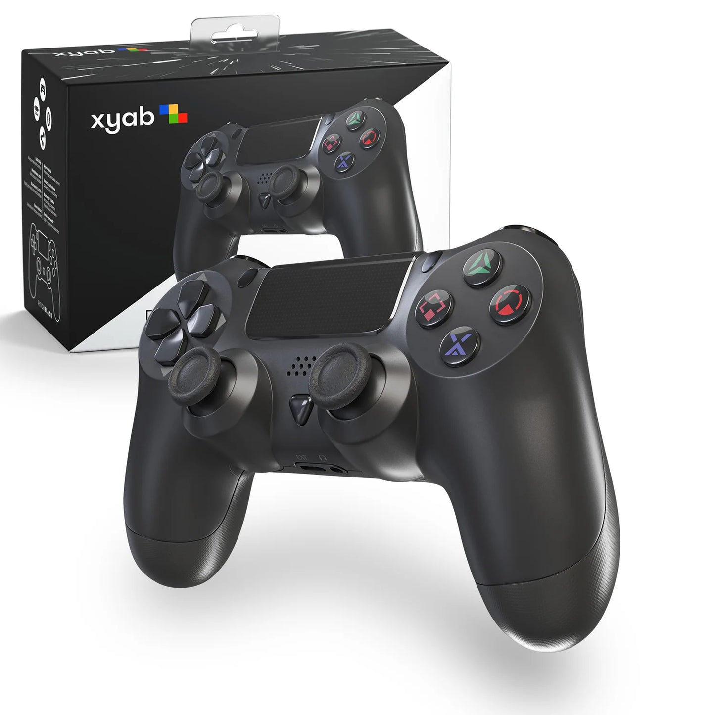 XYAB Pitch Black Playstation 4 Controller