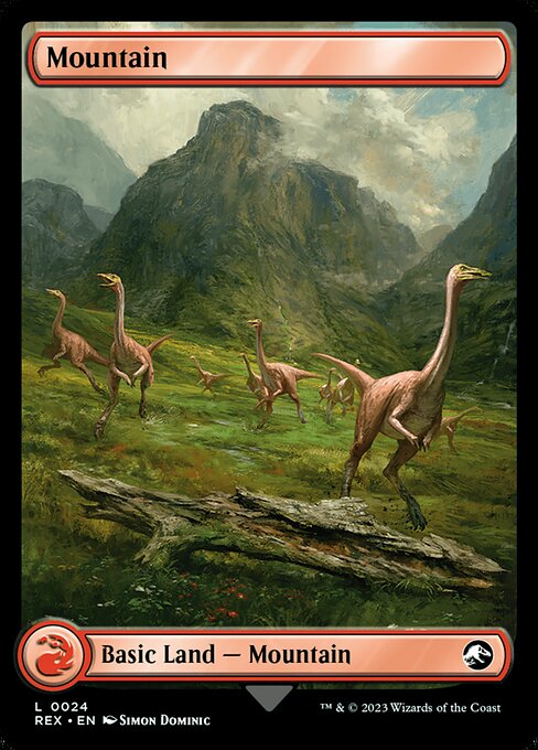 Mountain // Mountain (24) - FULL ART - Lightly Played / lci