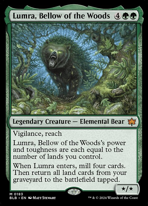 Lumra, Bellow of the Woods (183) - Lightly Played / blb