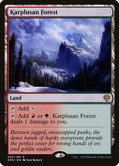 Karplusan Forest (250) - Lightly Played / dmu