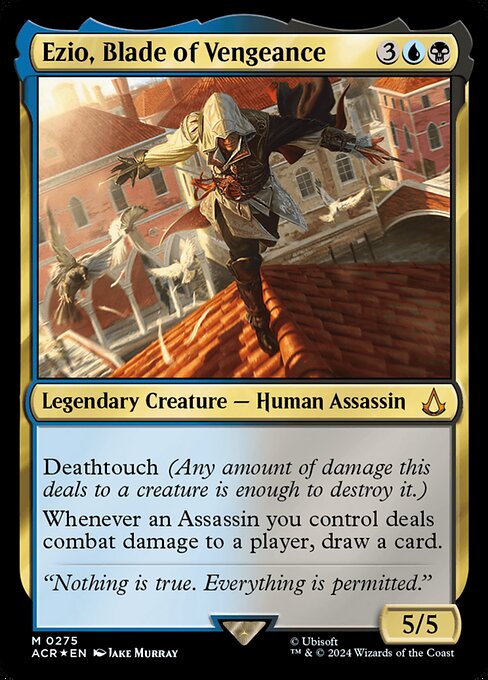 Ezio, Blade of Vengeance (275) - Foil Moderately Played / acr