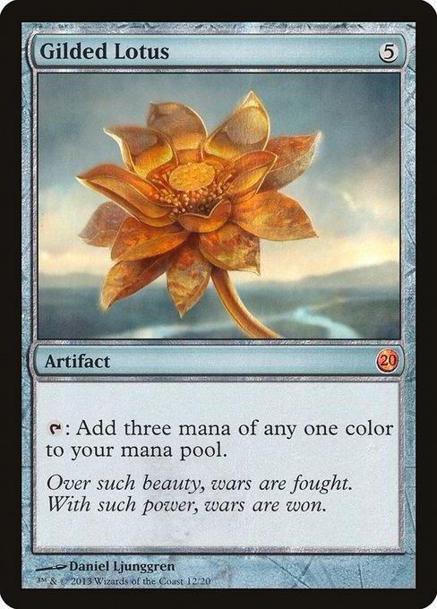 Gilded Lotus (12) - Foil Lightly Played / v13