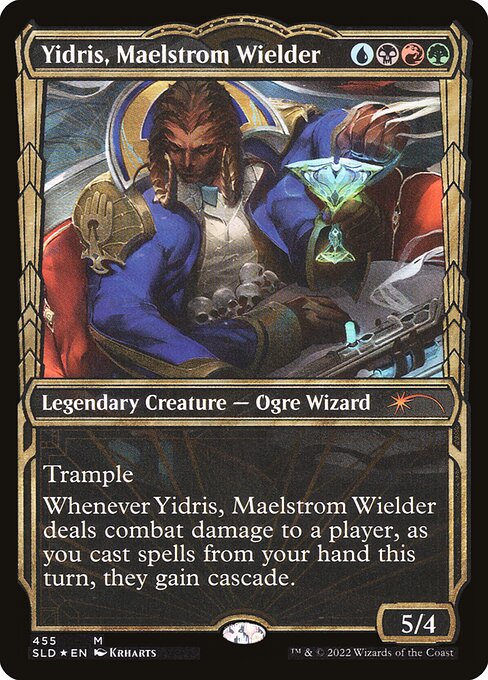 Yidris, Maelstrom Wielder (455) - SHOWCASE - FULL ART - Foil Lightly Played / sld