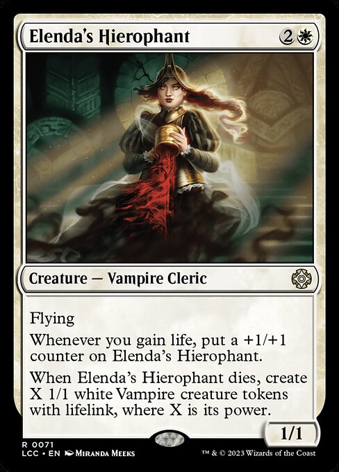 Elenda's Hierophant (71) - Damaged / lci