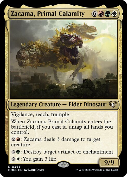 Zacama, Primal Calamity (365) - Lightly Played / cmm