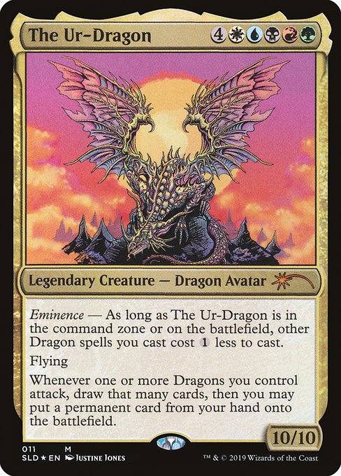 The Ur-Dragon (11) - Foil Lightly Played / sld