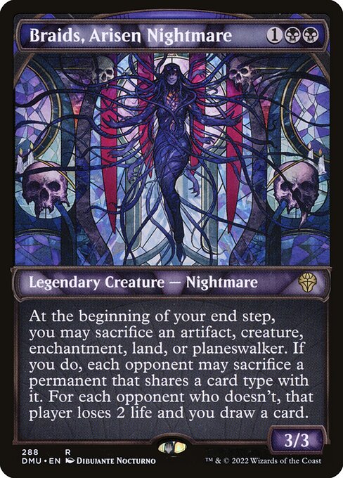 Braids, Arisen Nightmare (288) - SHOWCASE - Foil Moderately Played / dmu