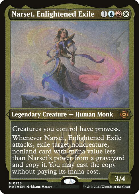 Narset, Enlightened Exile (138) - Lightly Played / mat